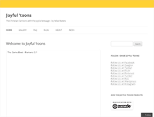 Tablet Screenshot of joyfultoons.com